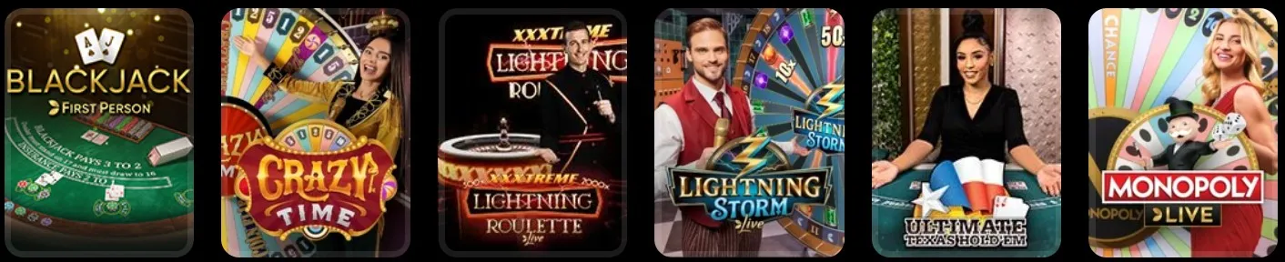 SpinGrande Live Casino